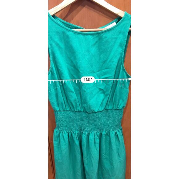 Universal Thread Women's Linen Mini Sundress - Green XS - Picture 4 of 5